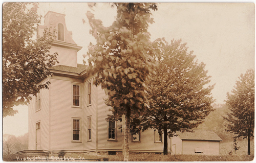 Postcard of the High School, Corydon