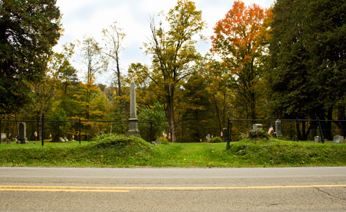 Jackson Run Cemetery entrance